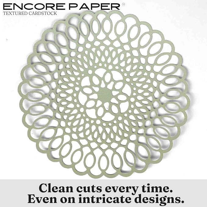 PISTACHIO—12x12 Textured Cardstock | 80lb Textured Green Scrapbook Paper | Premium Cardstock for Cricut Cutting | 25 Sheets