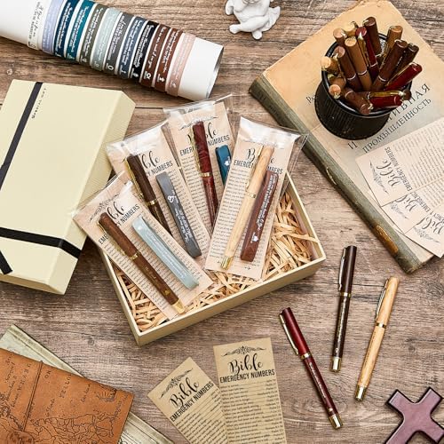 Feifeiya 25 Sets Christian Gifts for Grandparents Day Bible Verse Pen Kit