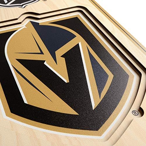 YouTheFan NHL Vegas Golden Knights 3D 8 x 32 Stadium Banner