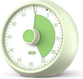 Visual Timer for Kids 60-Minute Countdown Timer with Optional Alarm, Focus Tool for ADHD & Autism, Time Management for Homework, Chores, Office, Kitchen, Teaching & Study Routines (Light Green)