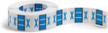 Smead BCCR Bar-Style Color-Coded Alphabetic Label, X, Label Roll, Blue, 500 Labels per Roll, (67094)