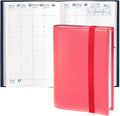 Quo Vadis 2026 Minister - Weekly/Monthly Planner - 12 Months, Jan. to Dec. - 6 1/4 x 9 3/8" - Grained Faux Leather Kali Blush Cover- Time Management Appointment Organizer
