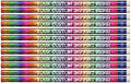 Express Pencils™ Personalized Custom Round Pencils/Glitz & Glitter Foil/Full Color Print w/your name, message, text or logo -Customizable - Made in USA - Great Gift Ideas -12/Set (RAINBOW PRISM)