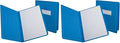 Oxford Title Panel and Border Front Report Covers, Light Blue, Letter Size, 25 per Box, (52501EE) (Pack of 2)