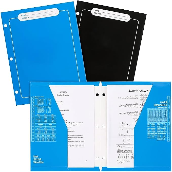 Mead Trapper Keeper Binder, Retro Design, 1 Inch Binder with Folders and Pockets, Holds 8-1/2" x 11" Paper, Shapes (260038CQ1-ECM)