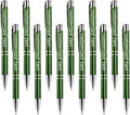 Yucold Customized ballpoint pens in bulk, personalized ballpoint pens with free engraving, for use in companies, enterprises, graduation anniversaries (Green,78)