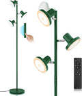 36W LED Tree Floor Lamp, Modern Dimmable Standing Lamp with Remote & Touch Control, 4 Color Temperatures, 3 Rotatable LED Light Floor Lamps for Living Room, Bedroom, Office