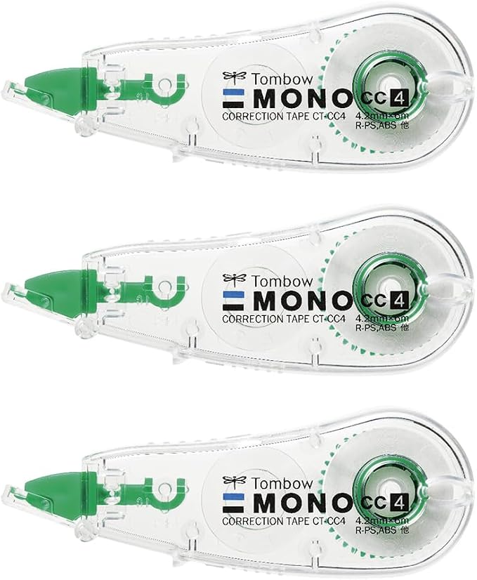 Tombow KCB-325 Pencil Correction Tape MONO Mono CC 4.2mm 3 Pieces