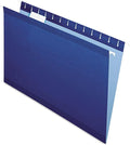 Pendaflex Recycled Hanging Folders Navy, Legal