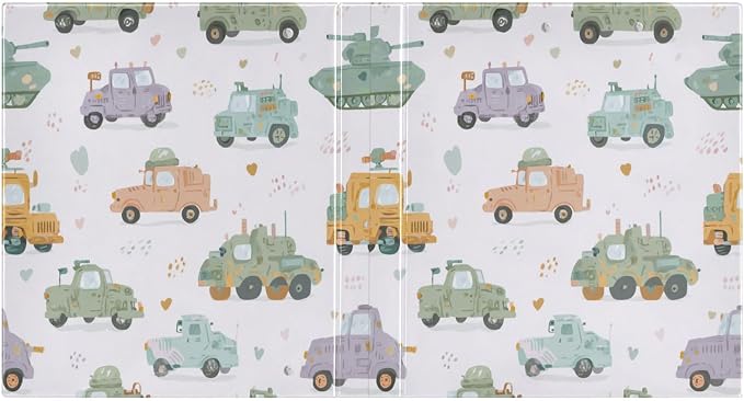 Cute Car Colorful Decorative 3 Ring Binder 1.5 Inch Large View Binders with Pockets Holds 200 Sheets File Organizer for Office College School, 1 Pack