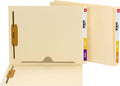 Smead End Tab Fastener File Folder with Full Pocket, 2 Fasteners, Reinforced Straight-Cut Extended Tab, Letter Size, Manila, 50 per Box (34101) | Premium manila stock, 2-prong fasteners, straight-cut extended tab, 3/4-inch expansion, SFI certified, she...