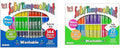 The Pencil Grip Kwik Stix Neon Paint Pens, Tempera Paint Pens, Super Quick Drying, Assorted Neon Colors, 72 Count - TPG-626