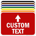 Custom Arrow,Custom Directional Sign, Up Arrow,12x18 Inches, Rust Free .063 Aluminum, Fade Resistant, Made in USA by My Sign Center