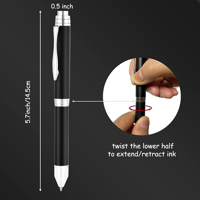Penyeah Lighted Tip Pen for Writing In The Dark, Heavy, White Light