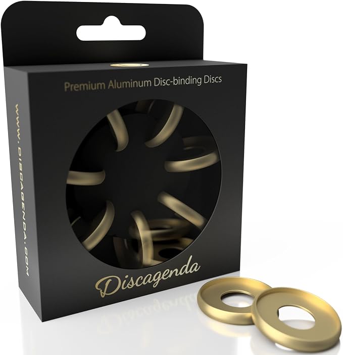 Discagenda Discbound Discs (Gold, 7 Piece 1.3in)