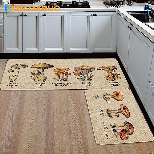 Kitchen Rugs and Mats Set of 2,Floor Mats for Home Kitchen Decor Mat