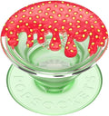 PopSockets Adhesive Phone Grip, Holder- Strawberry Drip | Secure Comfortable Hold, Anti-Drop, Kickstand, Strawberry, Fruit, Phone, Women