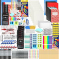 Gilprop 816 Pcs Middle High School Supplies Kit 6 Sets Back to School Supplies for Kids Middle High College Bundle Essential Stuff Bulk Stapler Notebook Calculator for Student Teen Classroom