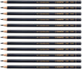 Stabilo 8406 All Coloured Pencil Crayons for Almost All Surfaces, 3.3 mm, Black, Pack of 12
