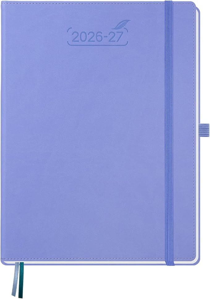 BEZEND Planner 2026-2027 Weekly and Monthly, Hourly Timeslot (8.5"x11")