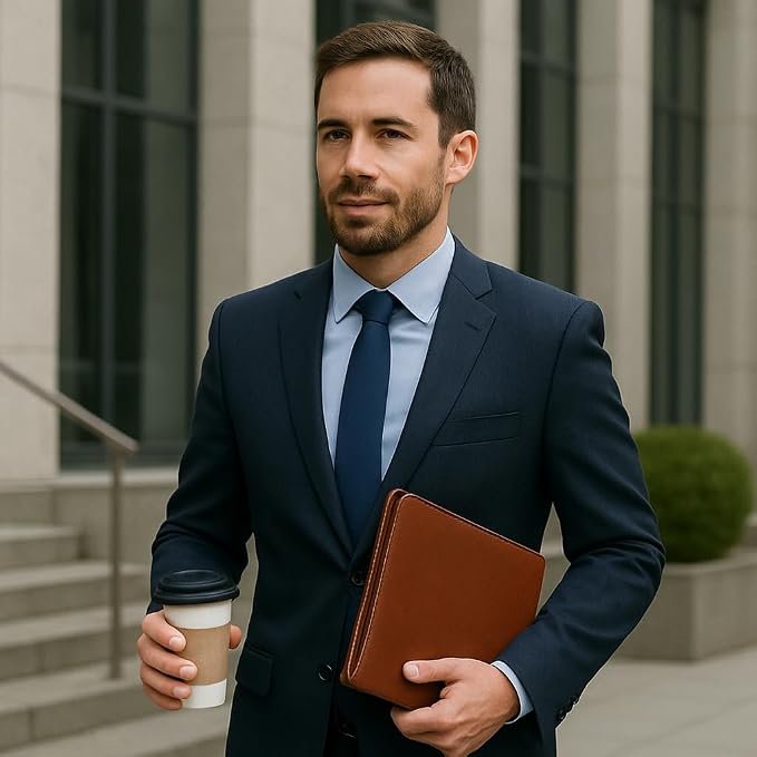 Leather Portfolio Binder for Business use, Document Organizer with Smart Storage, Calculator, Writing pad, – padfolio All in one, Professional Binder Portfolio for Women and Men