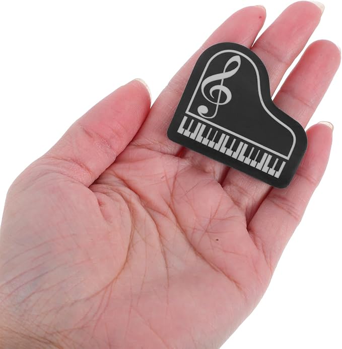 Milisten Piano Shaped Erasers 20 pcs Small for Students Classroom Rewards School Supplies Homework Correction Cute Party Favors 1.77 X 1.49 X 0.78 in