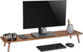 Desk Shelf for Top of Desk (Mahogany) Mid Century Modern Monitor Stand (39.37 × 9.45 × 4.72 inches)