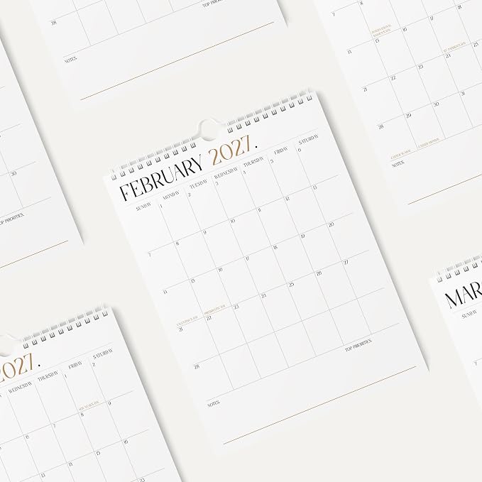 Karto Wall Calendar 2026 8.5x11 in - Boho