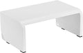 Bostitch Office Konnect Adjustable Monitor Stand Riser, 4 Height Adjustments, Built-In Cable Management, Rubber Feet - White