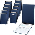 Fullhawl 10 Pcs 11x17 Inch Vertical Pressboard Report Cover, Navy Blue | Vertical Pressboard Binder Folder, With Metal Prong, 3'' Capacity, For Presentations Portfolio