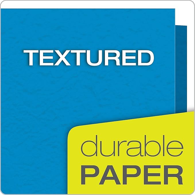 Twin Pocket Portfolios with Three Tang Fasteners, Assorted Colors, 25/Box (ESS57713)