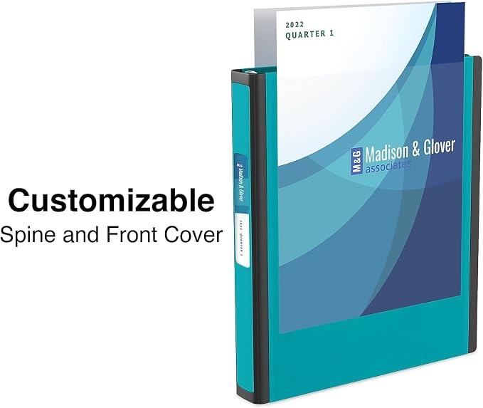 Staples Better Binder, 1-Inch 3-Ring View, Teal, 3-Pack | Durable binder for everyday organization in office, school, and home.