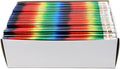 Pencil Guy Blank Glitz Round Pencils, Rainbow