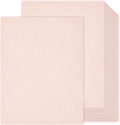 100 Sheets Light Pink Parchment Cardstock Paper 8.5 x 11, 65lb Cardstock | Goefun 180 gsm Pink Parchment Paper Sheets, Certificate Cardstock for Valentines Day, Wedding Invitations, Crafts