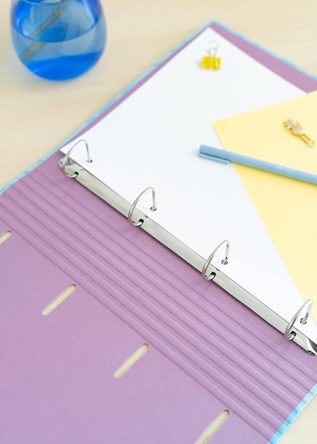 Grupo Erik Disney Stitch 4 Ring Binder A4 - Stationery Gifts, Merchandise | A4 Folder with Elastic closure, School Folders for Paperwork A4, Back to School Supplies | Disney Stitch Merch, Gift