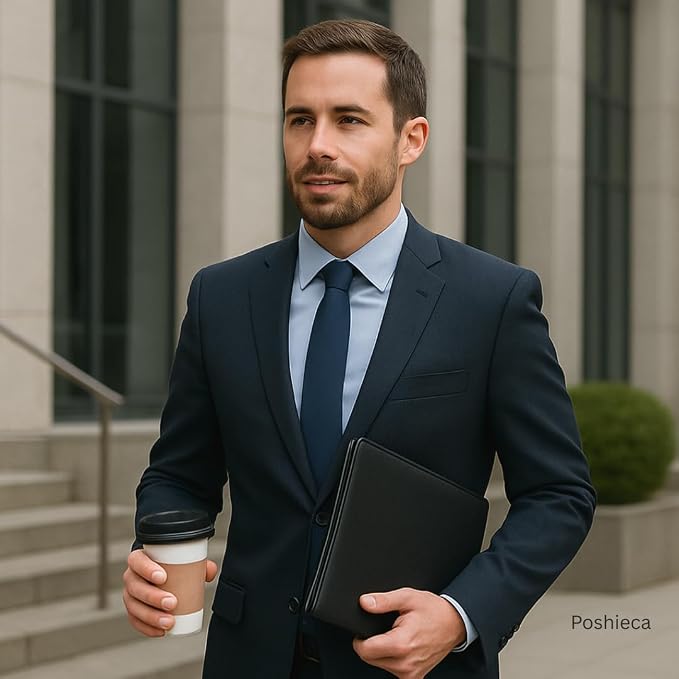 Leather Portfolio Binder for Business use, Document Organizer with Smart Storage, Calculator, Writing pad, – padfolio All in one, Professional Binder Portfolio for Women and Men