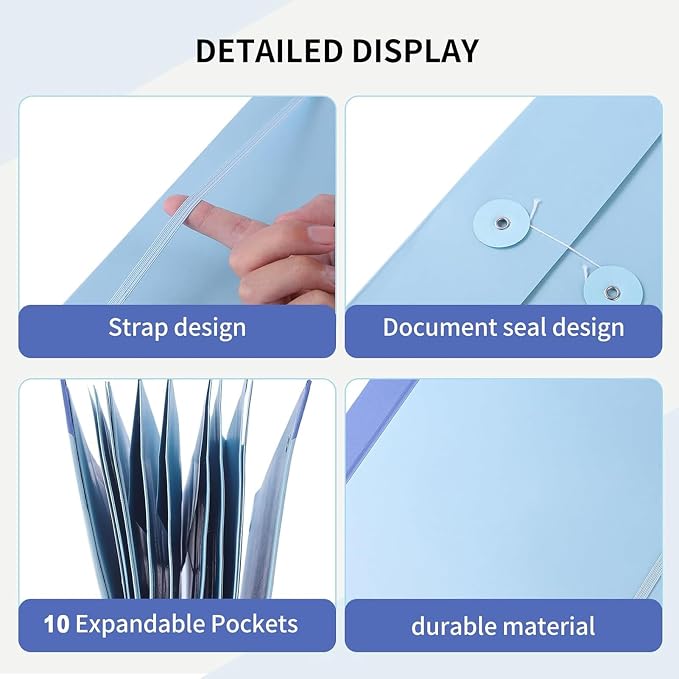 Document Organizer, Emergency Document Organizer - Veleron Life Organizer for Important Papers, Emergency Binder, Birth Certificates, Social Security Cards, Passports, Photos, and Letters