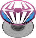 PopSockets Adhesive Phone Grip, Holder- Spider Gwen Suit | Secure Comfortable Hold, Anti-Drop, Kickstand, Spiderman, Enamel, Designs