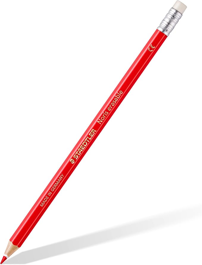 Staedtler Erasable Colored Pencils, 12 Colors (14450NC12)