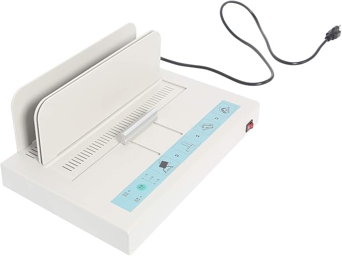 Yaegoo 110V Thermal Binding Machine 1-50MM Binding Thickness Universal Thermal Binding Machine Infrared Light Detecting Hot Melt Machine Contract Document Invoice Folder