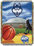 The Northwest Company Officially Licensed NCAA Home Field Advantage Woven Tapestry Throw Blanket, 48" x 60"