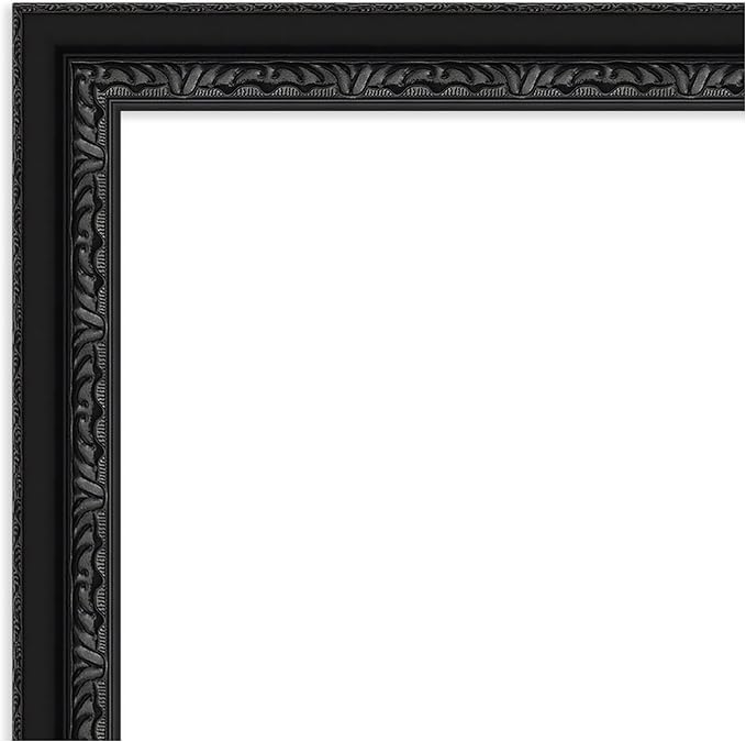 Amanti Art Black Framed Magnetic Board 16x16 X-Small Vision Board for use with Magnets, 100% Metal Sheet to Display Items as Office Decor or for Home Organization in mudroom, Kitchen or Kids Room