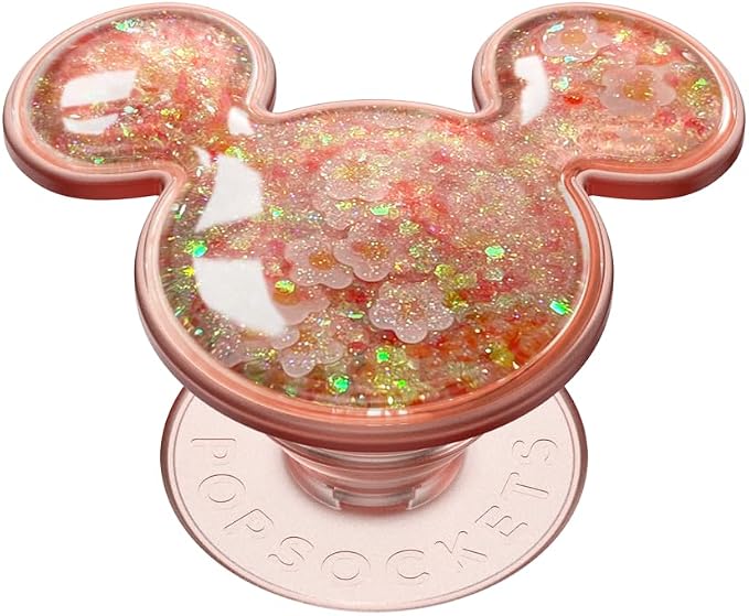 PopSockets Adhesive Phone Grip, Holder- Daisy Charm | Secure Comfortable Hold, Anti-Drop, Kickstand, Disney, Mickey Mouse, Minnie, Tidepool, Liquid, Glitter