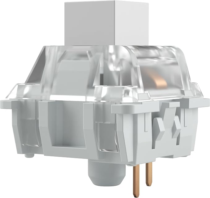 GLORIOUS Kailh Box White Mechanical Keyboard Switches: Clicky 120-Pack for Enhanced Gaming Experience - Perfect for High-Speed Typing