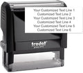 Trodat 4915 Return Address Stamp - Custom Text Stamp - Choose from 15 Ink Colors & Many Fonts