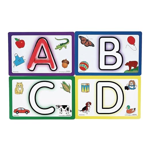 Colorations ABC Letter Modeling Mats Set of 26, for Dough & Clay | Ages 3+, PreK+, For Kids, Arts & Crafts, Learning, Education, Language, Alphabet, Classroom, Homeschool, Teacher