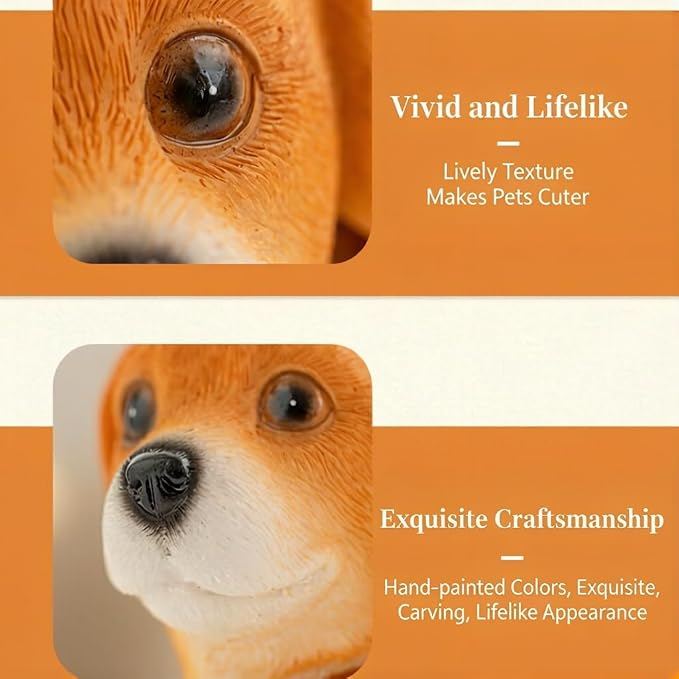 Dog Pen Holder Desk Gifts Men Women and Kids Unique Pen Pencil Holder Cup Funny Desktop Organizer for Home Office School Desk Decor15*12.5CM