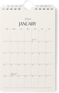 Karto Small Wall Calendar 2026 6x9 in - Beige | January 2026 to June 2027, Vertical, Boosts Productivity, Easy Monthly Planning