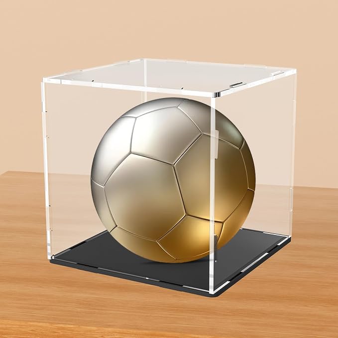 Clear Acrylic Display Case,Self-Assembly Acrylic Display Box,Countertop Box Cube Organizer Stand Riser Dustproof Protection Showcase for Action Figures Toys Collectibles (11.8x11.8x11.8 inch)