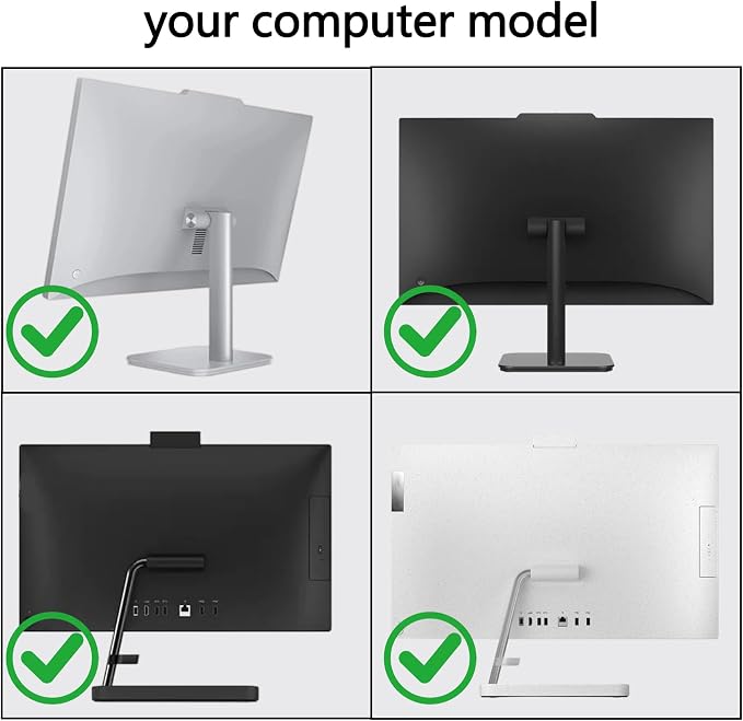 A100 Al0 VESA Adapter Compatible with Lenovo All in One Monitor | (Fits A100,V100 AIO,AIO A105a,IdeaCente Al0 3,Al0 3i,A340-24ICK,A27ICi5T,ThinkCentre Neo 30a)–75x75 to 100x100 Wall Bracket